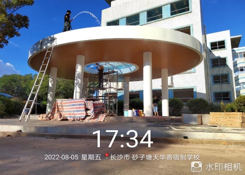砂子塘天華寄宿制小學(xué)景觀(guān)廊架